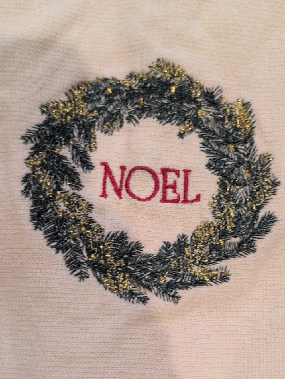 Source Unknown pair embroidered